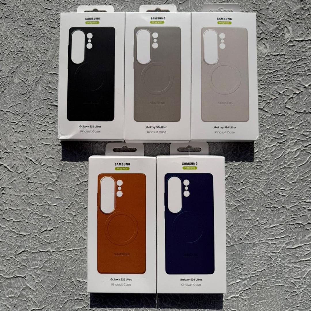قاب چرمی اورجینال سامسونگ با مگ سیف Leather Case Magsafe Samsung